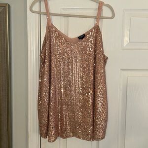 COPY - Rose gold Sequin Cami